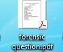 Forensic exam questions