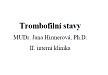 Trombofilní stavy